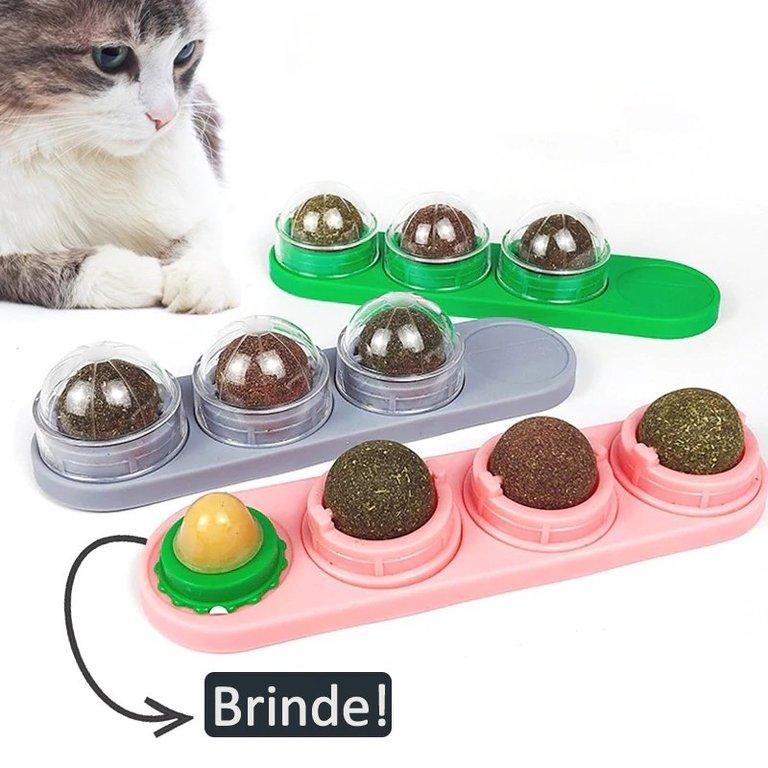 Brinquedo Nutritivo para Gatos Catnip 4 em 1 - GiraGira - Caixa Favorita