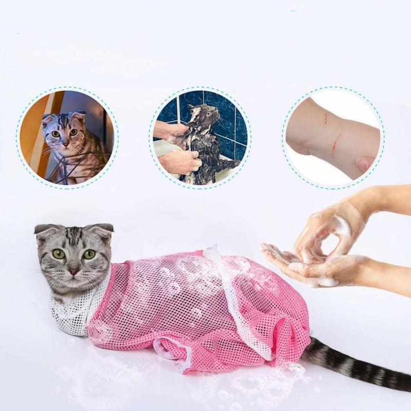 Saco para banho e tosa para gatos - Caixa Favorita