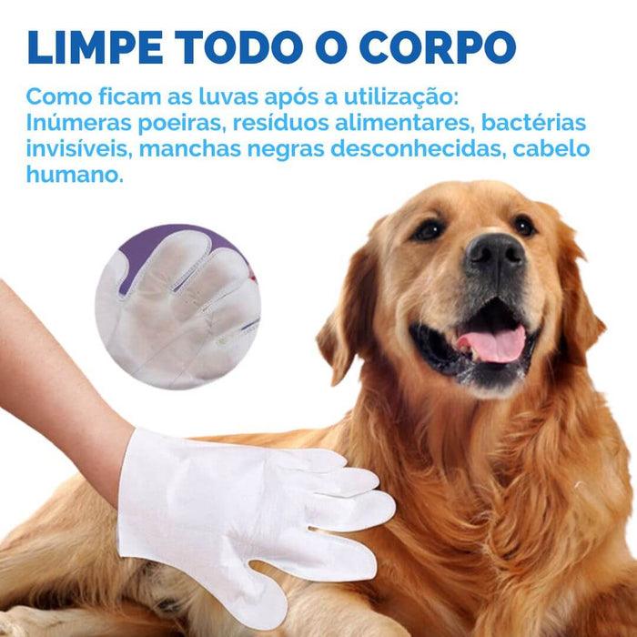 Luvas Magica Pet Wash® - Para limpeza e higienização sem água cães/gatos - Caixa Favorita