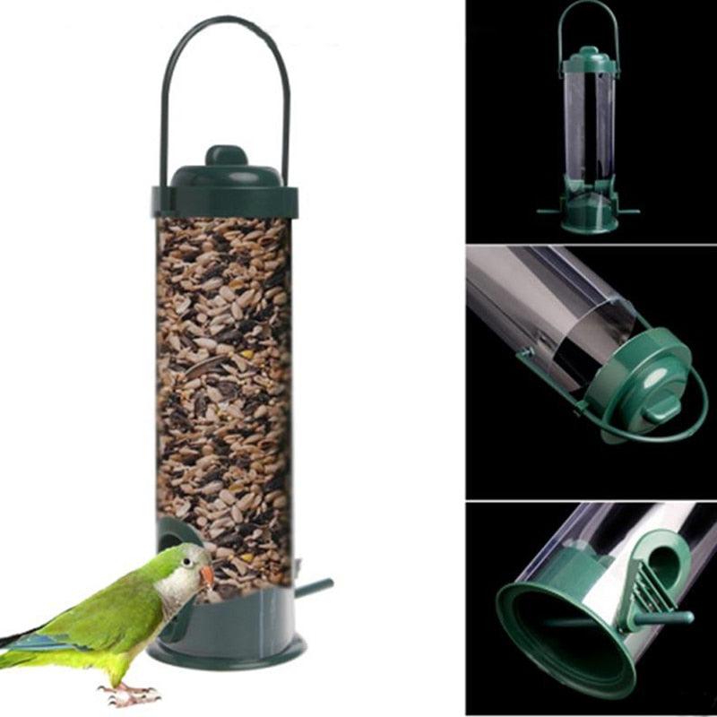 Comedouro de pássaros - Alimentador de aves suspenso - Caixa Favorita