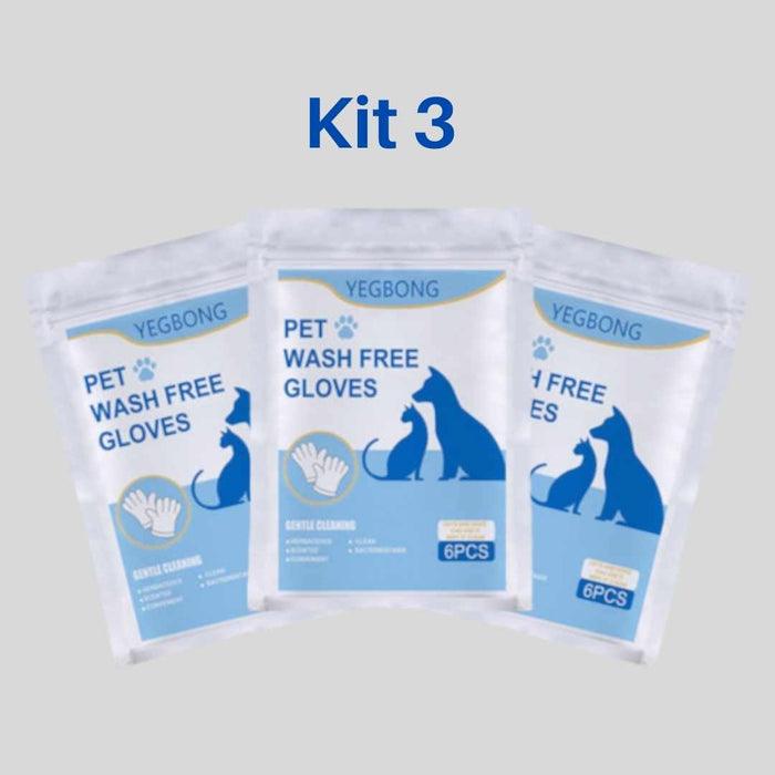 Luvas Magica Pet Wash® - Para limpeza e higienização sem água cães/gatos - Caixa Favorita
