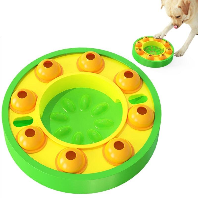 Brinquedo Interativo Alimentador Quebra-cabeça Inteligente Para Cães - Caixa Favorita