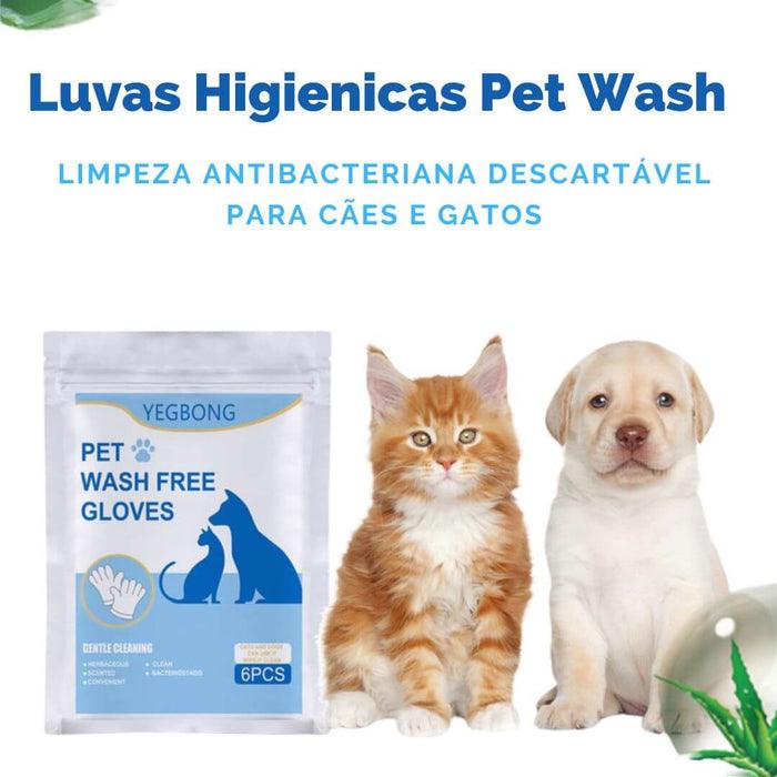 Luvas Magica Pet Wash® - Para limpeza e higienização sem água cães/gatos - Caixa Favorita