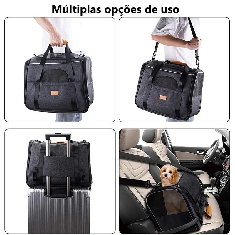 Bolsa de Transporte Pet Tomaz - Caixa Favorita