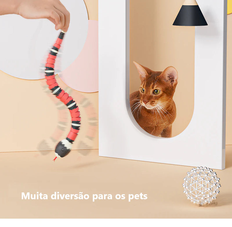 Brinquedo Simulador Cobrinha Gatos - Caixa Favorita