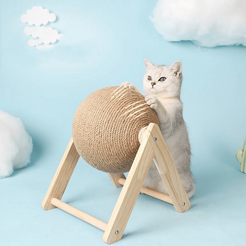 Arranhador Bola para Gatos Brinquedo Interativo - Bola Favorita® - Caixa Favorita