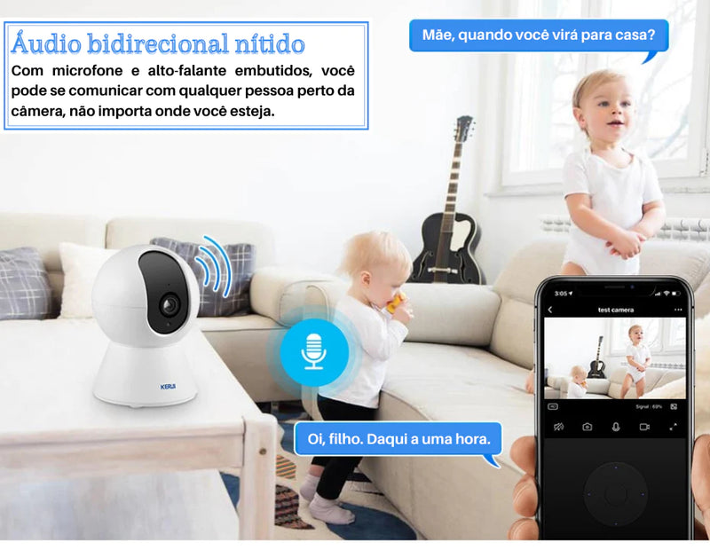 Câmera de Monitoramento Pet WIFI - Caixa Favorita