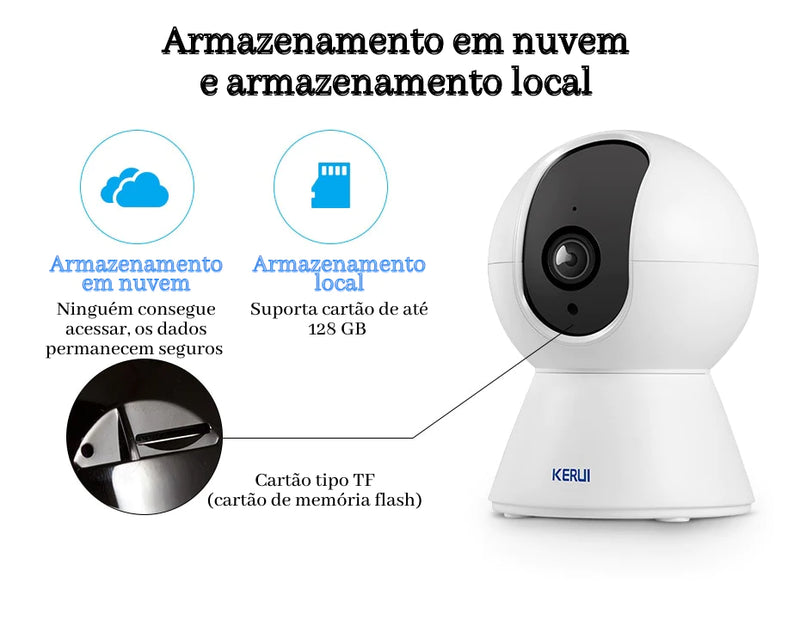 Câmera de Monitoramento Pet WIFI - Caixa Favorita