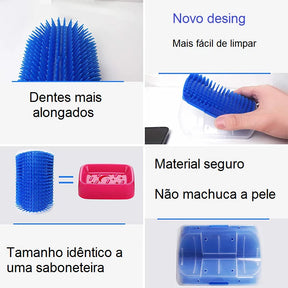 Pente Massageador Esfrega Pet - Caixa Favorita