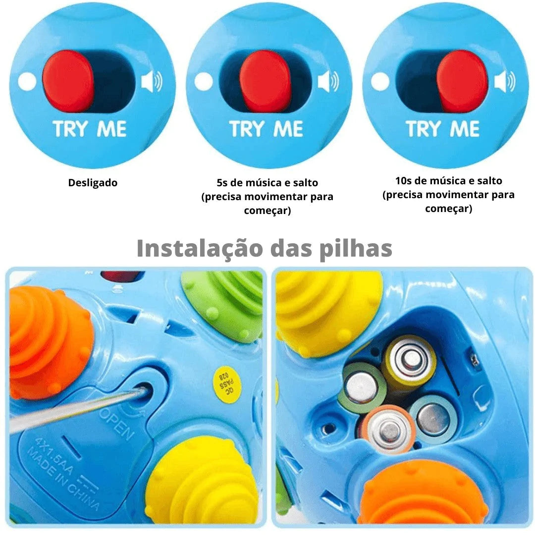 Bolinha Pulsante com Sons para Pets - Caixa Favorita