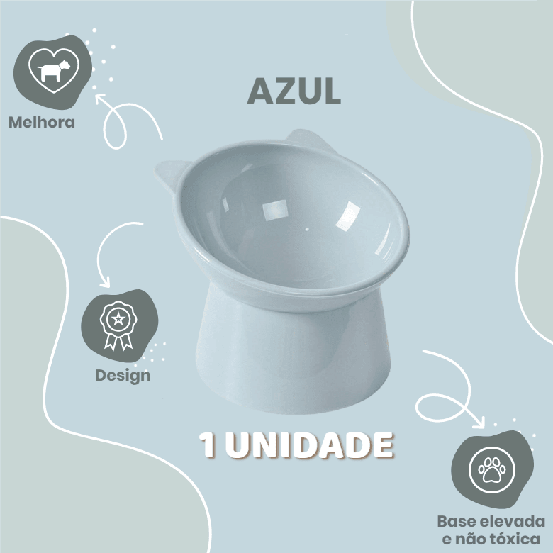 FoodBowl - Tigela Elevada para Pets - Caixa Favorita