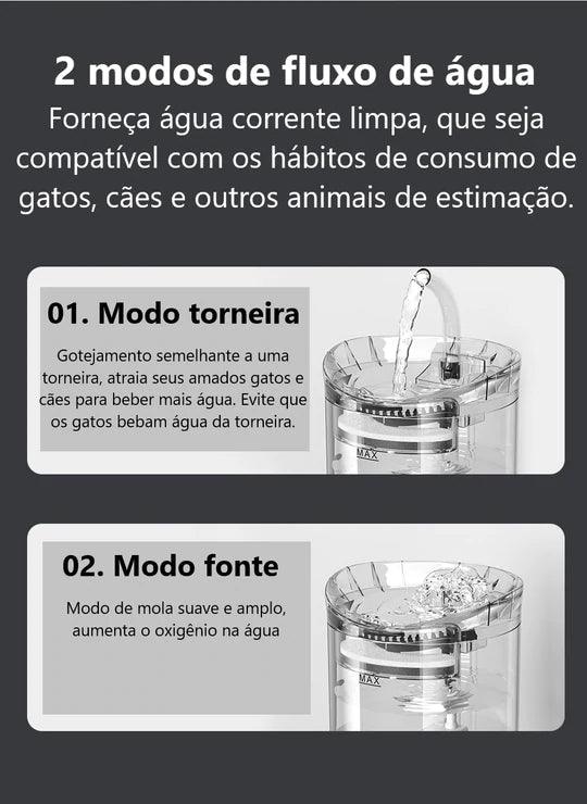 Fonte Automática Elétrica com Filtro para Pets - Caixa Favorita